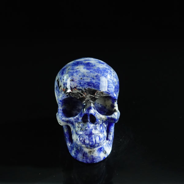3.0" Sodalite Crystal Skull Carving - Unique Piece #SL08