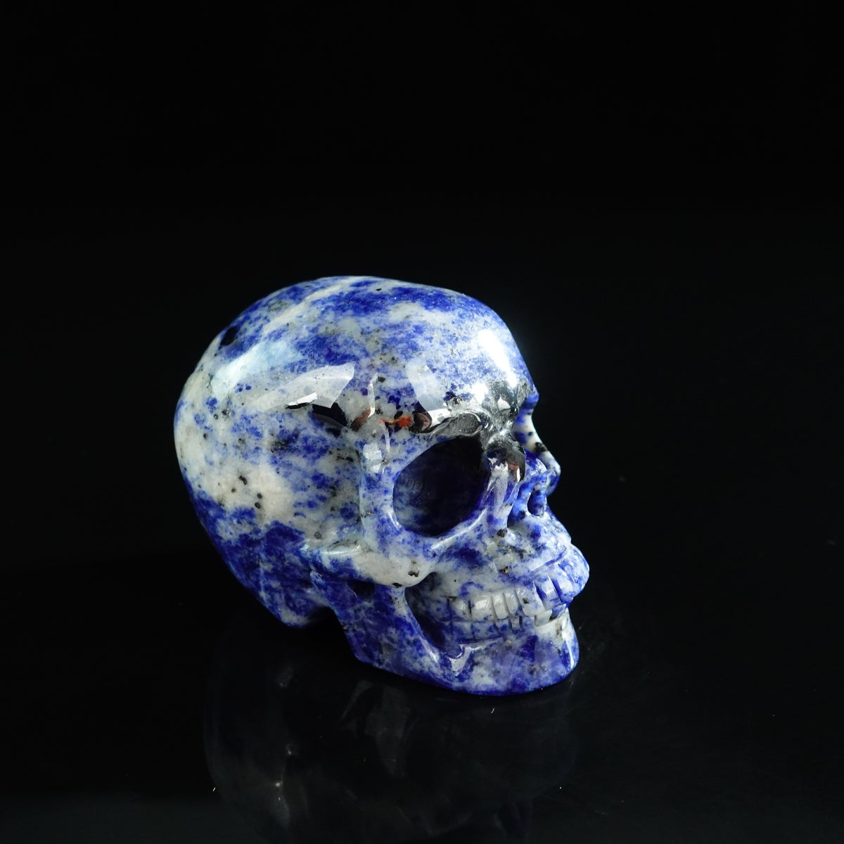 3.0" Sodalite Crystal Skull Carving - Unique Piece #SL08