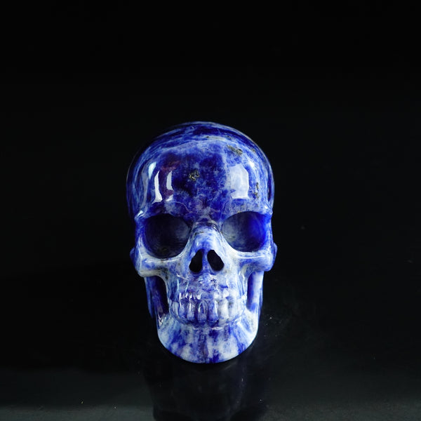 3.0" Sodalite Crystal Skull Carving - Unique Piece #SL09