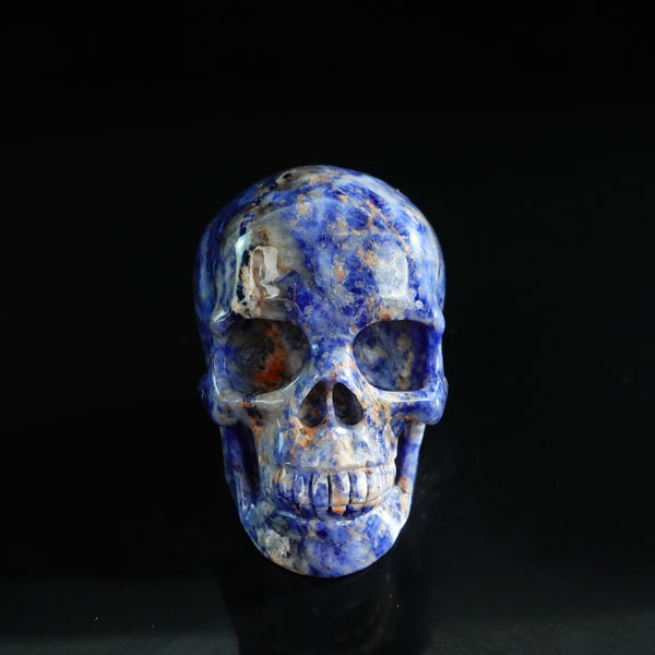 3.0" Sodalite Crystal Skull Carving - Unique Piece #SL11