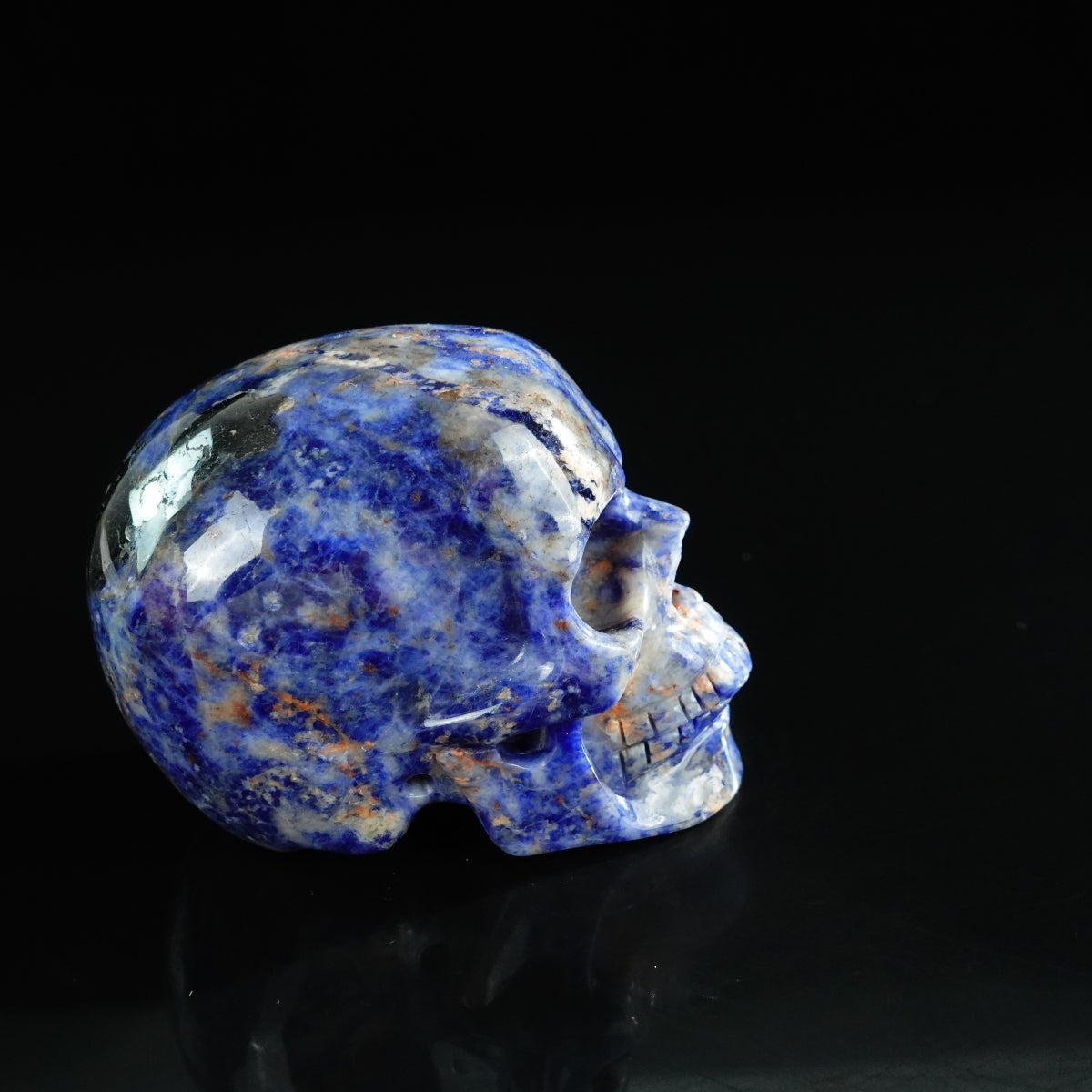 3.0" Sodalite Crystal Skull Carving - Unique Piece #SL11