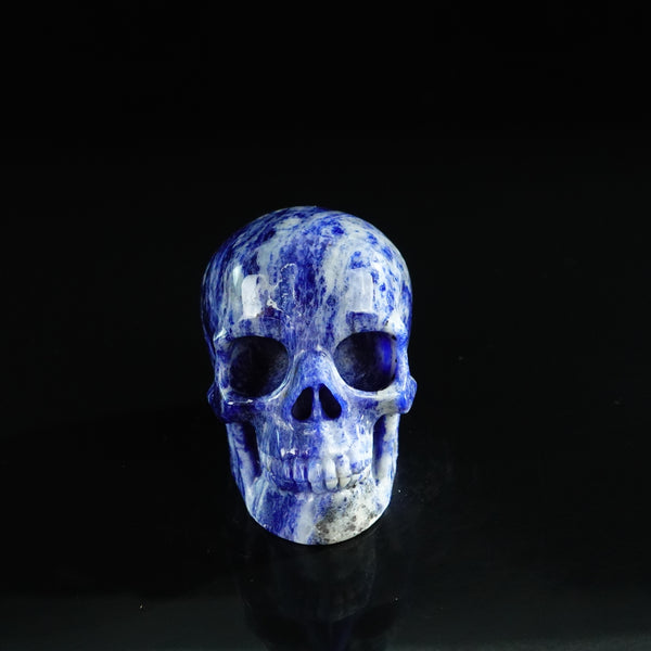 3.0" Sodalite Crystal Skull Carving - Unique Piece #SL12