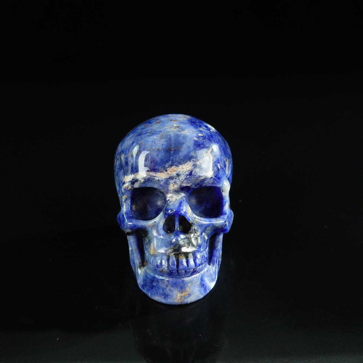 3.0" Sodalite Crystal Skull Carving - Unique Piece #SL13