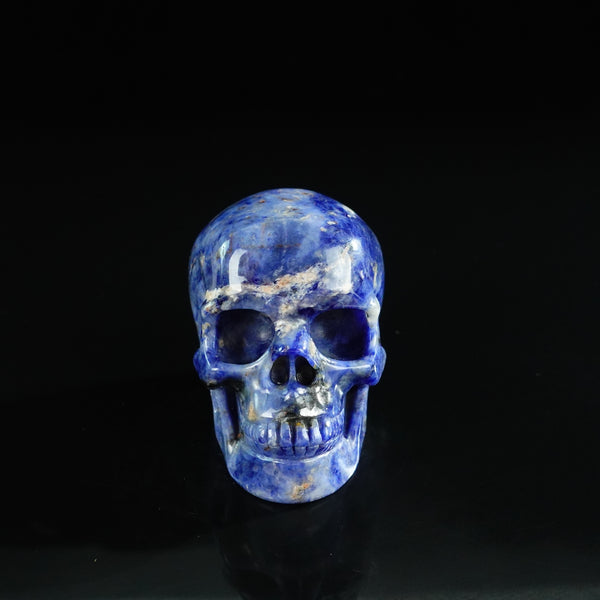 3.0" Sodalite Crystal Skull Carving - Unique Piece #SL13