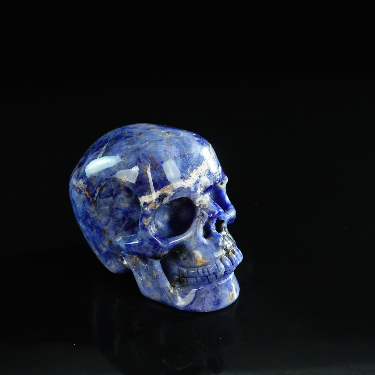3.0" Sodalite Crystal Skull Carving - Unique Piece #SL13