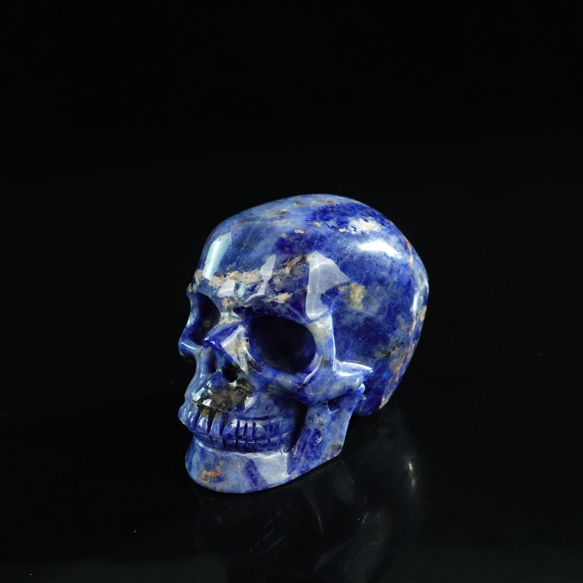 3.0" Sodalite Crystal Skull Carving - Unique Piece #SL13