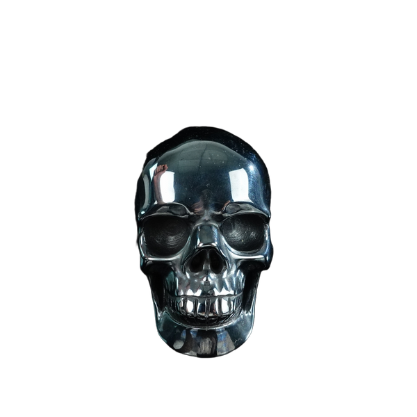 3.0" Tera-hertz Crystal Skull Carving - Unique Piece #TH01