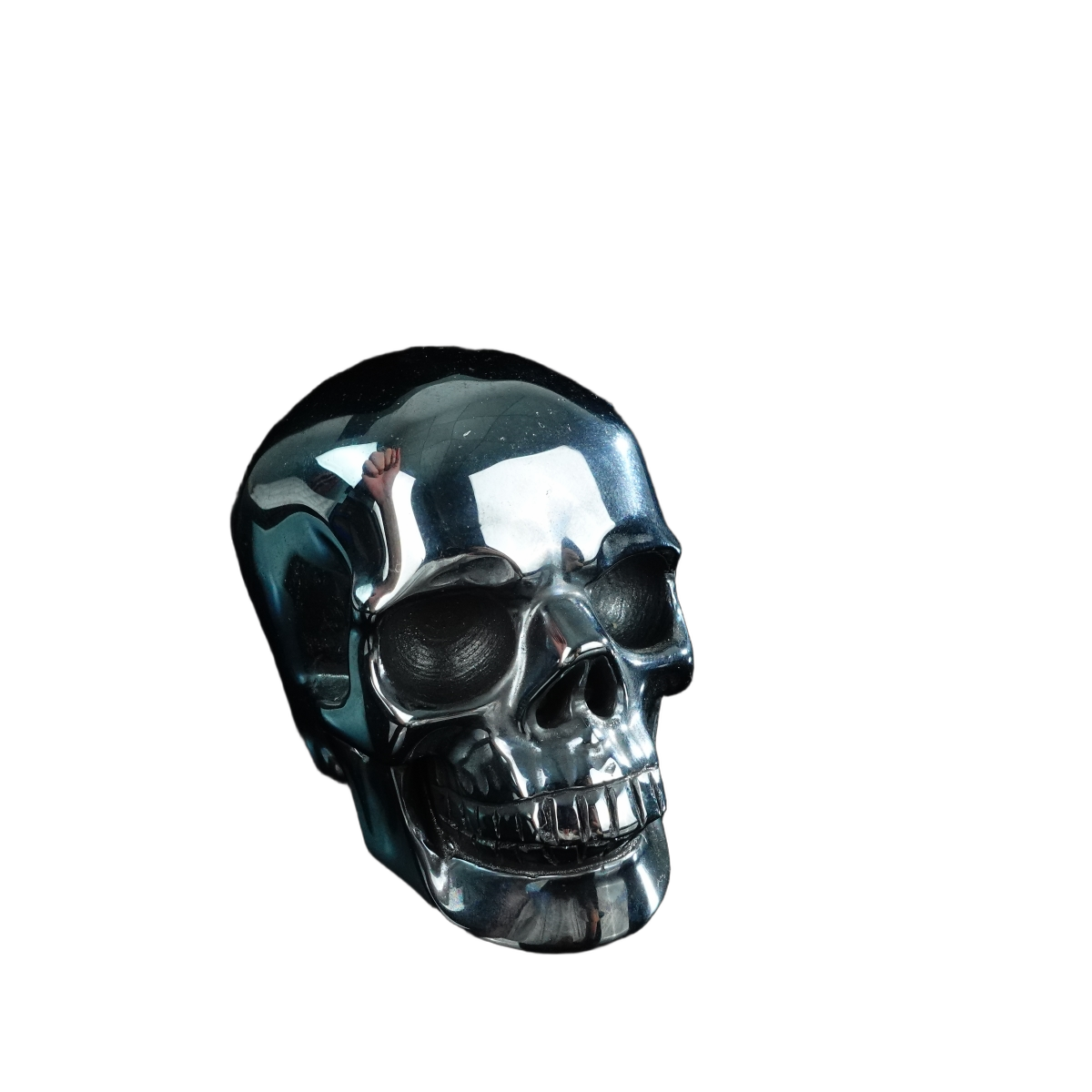 3.0" Tera-hertz Crystal Skull Carving - Unique Piece #TH01