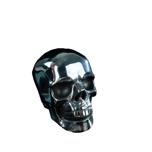 3.0" Tera-hertz Crystal Skull Carving - Unique Piece #TH01 - alternate view