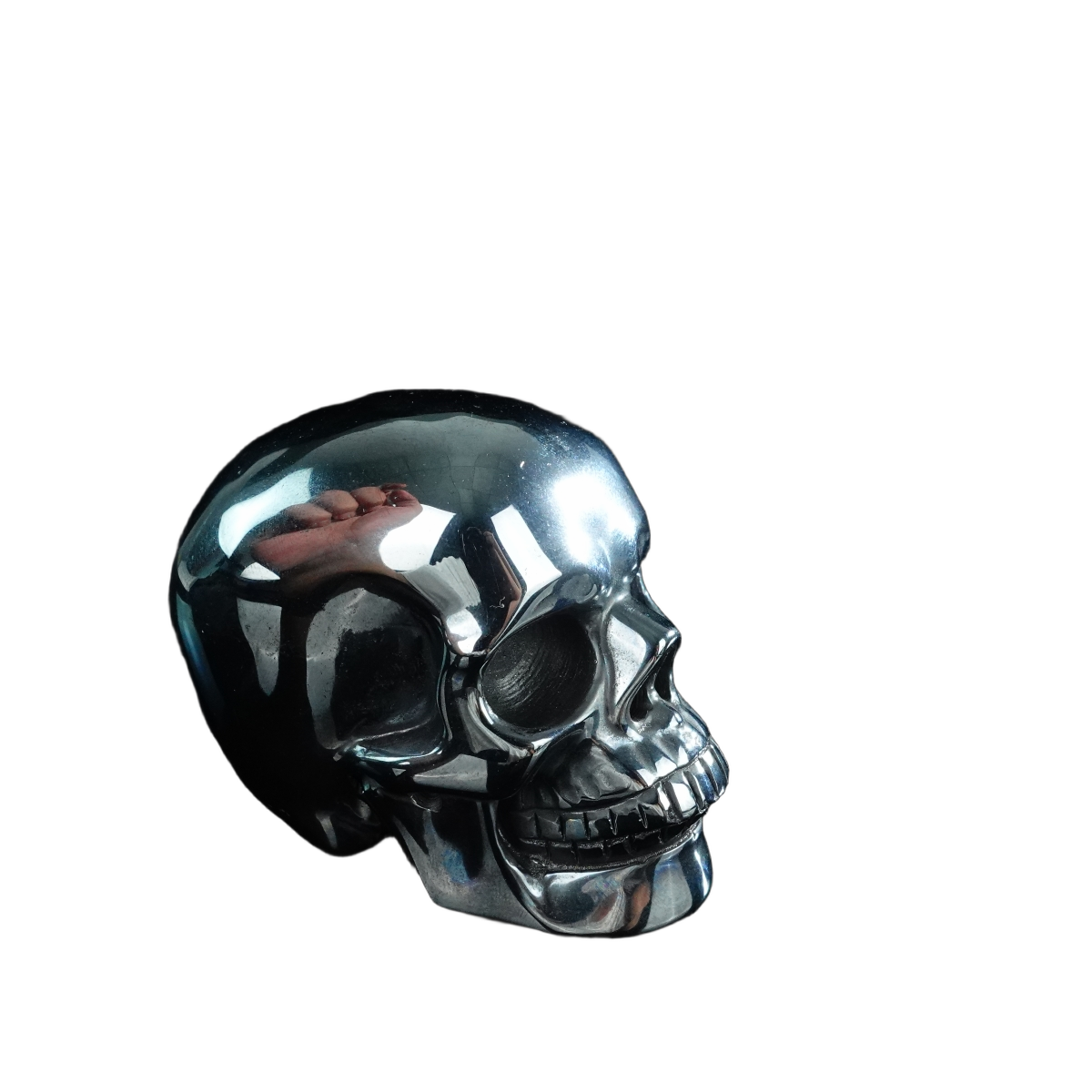 3.0" Tera-hertz Crystal Skull Carving - Unique Piece #TH01