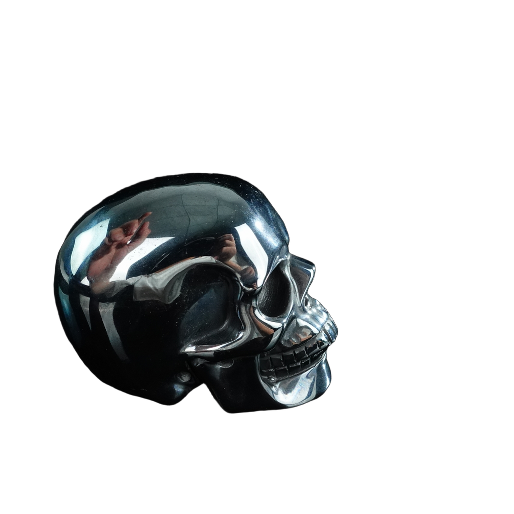 3.0" Tera-hertz Crystal Skull Carving - Unique Piece #TH01