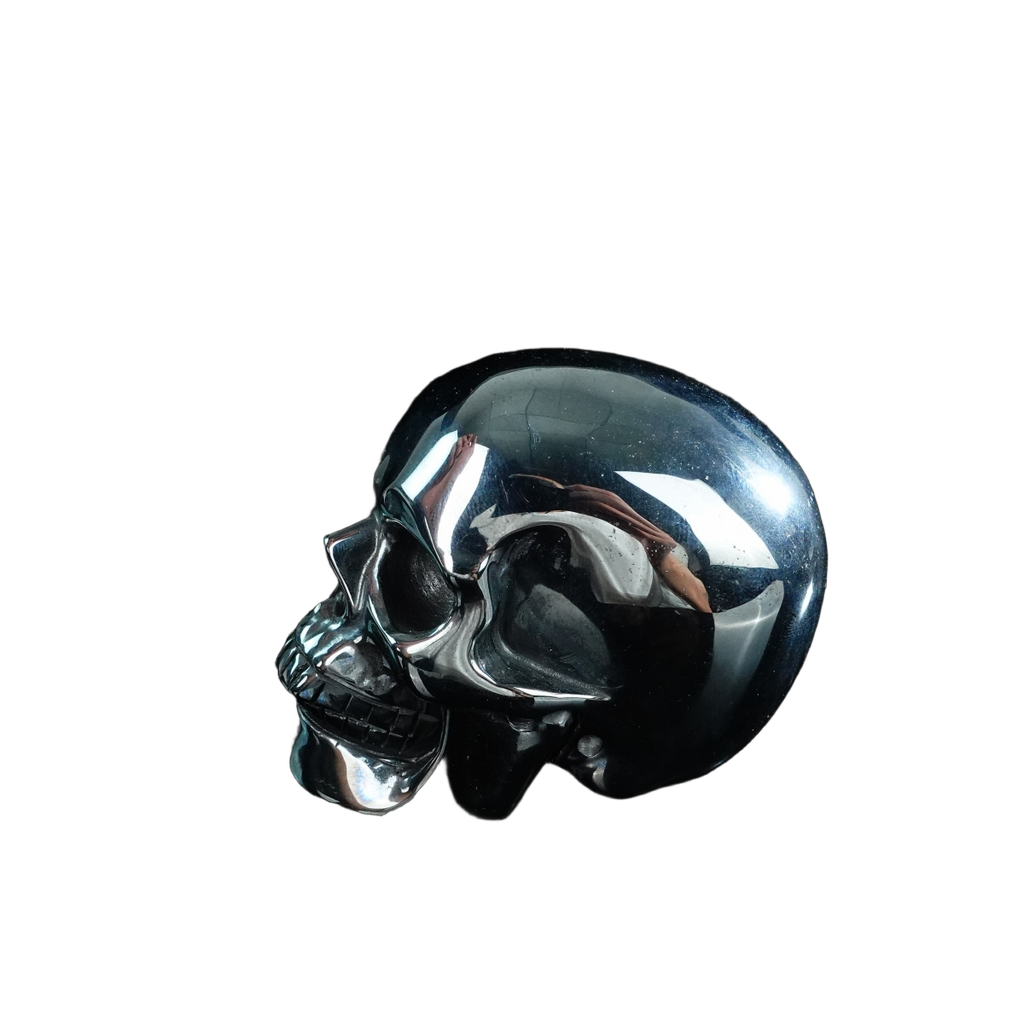3.0" Tera-hertz Crystal Skull Carving - Unique Piece #TH01