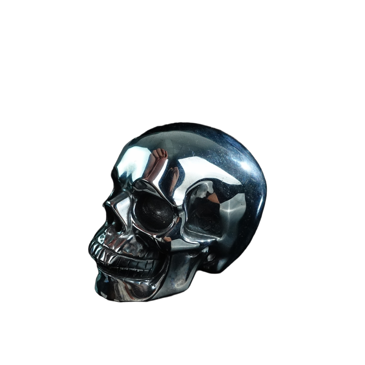 3.0" Tera-hertz Crystal Skull Carving - Unique Piece #TH01