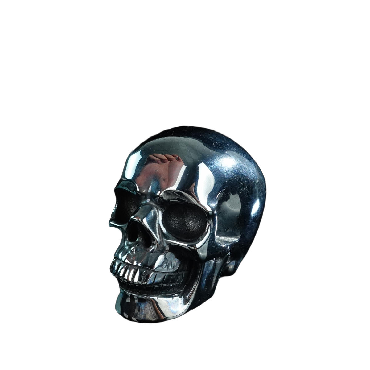 3.0" Tera-hertz Crystal Skull Carving - Unique Piece #TH01