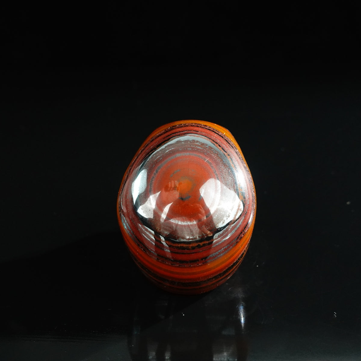 3.0" Tiger Iron Crystal Skull Carving - Unique Piece #TI03