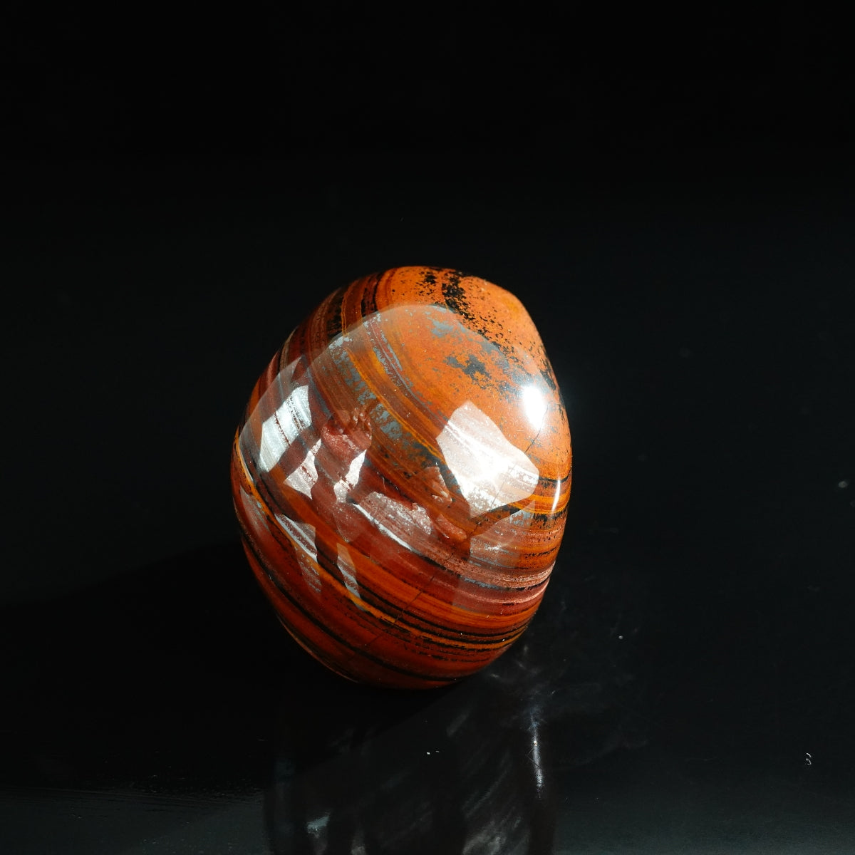 3.0" Tiger Iron Crystal Skull Carving - Unique Piece #TI05