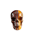 3.0" Tiger Iron Crystal Skull Carving - Unique Piece #TI10