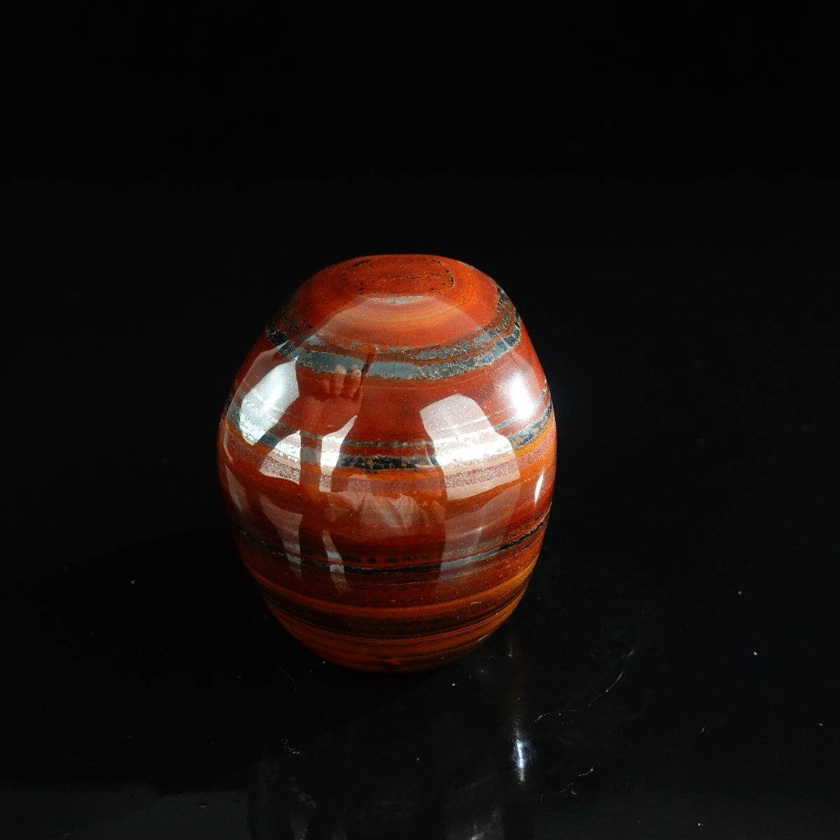 3.0" Tiger Iron Crystal Skull Carving - Unique Piece #TI14