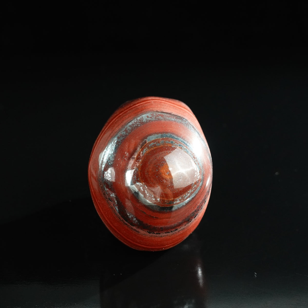 3.0" Tiger Iron Crystal Skull Carving - Unique Piece #TI16