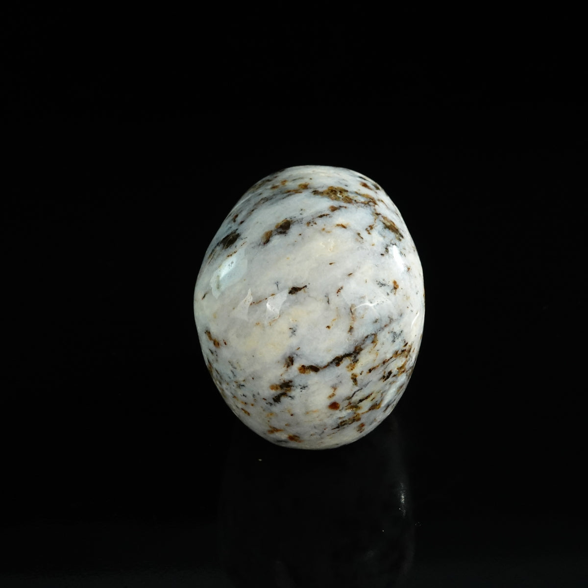 3.0" White Opal Crystal Skull Carving - Unique Piece #WO01