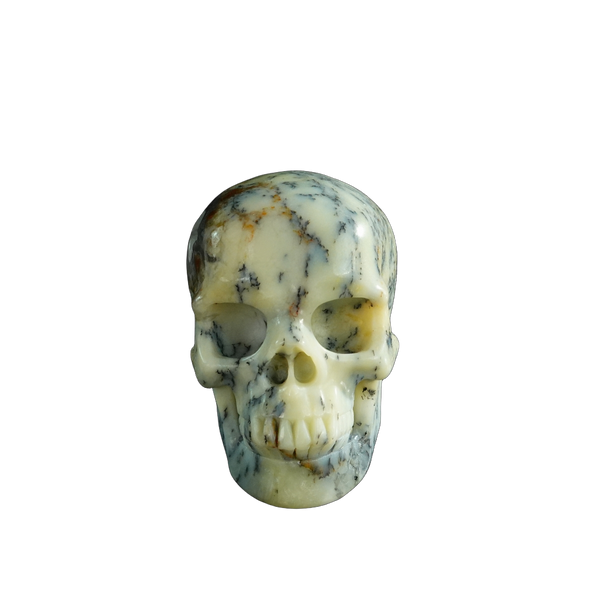 3.0" White Opal Crystal Skull Carving - Unique Piece #WO02