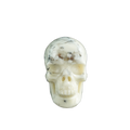3.0" White Opal Crystal Skull Carving - Unique Piece #WO03