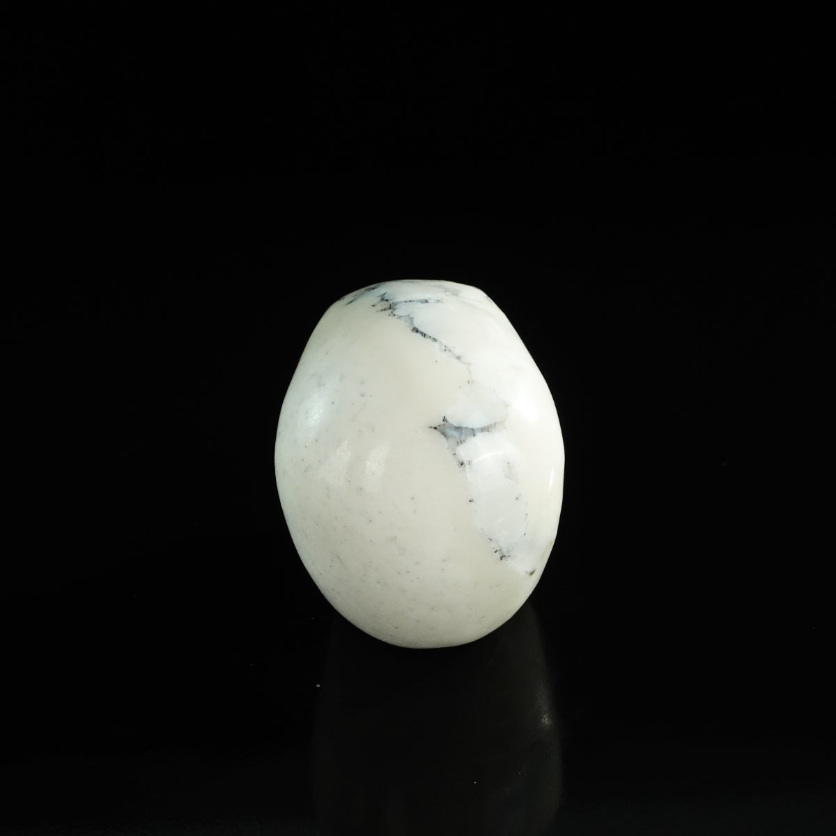 3.0" White Opal Crystal Skull Carving - Unique Piece #WO03