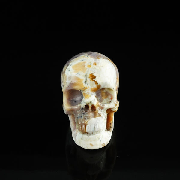 3.0" White Opal Crystal Skull Carving - Unique Piece #WO05