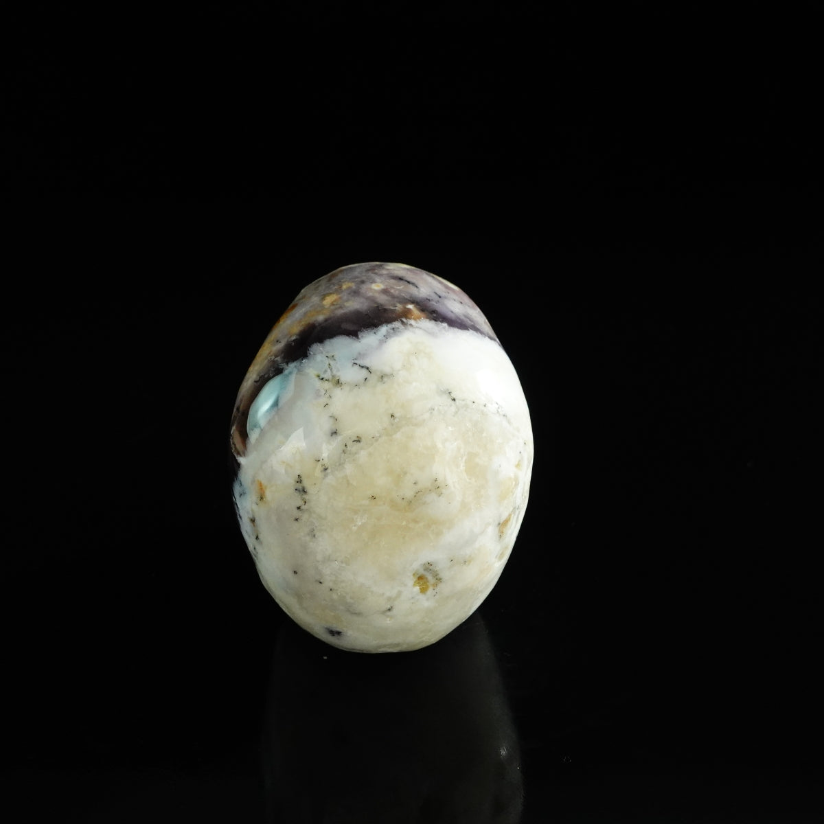 3.0" White Opal Crystal Skull Carving - Unique Piece #WO05