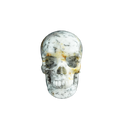 3.0" White Opal Crystal Skull Carving - Unique Piece #WO07