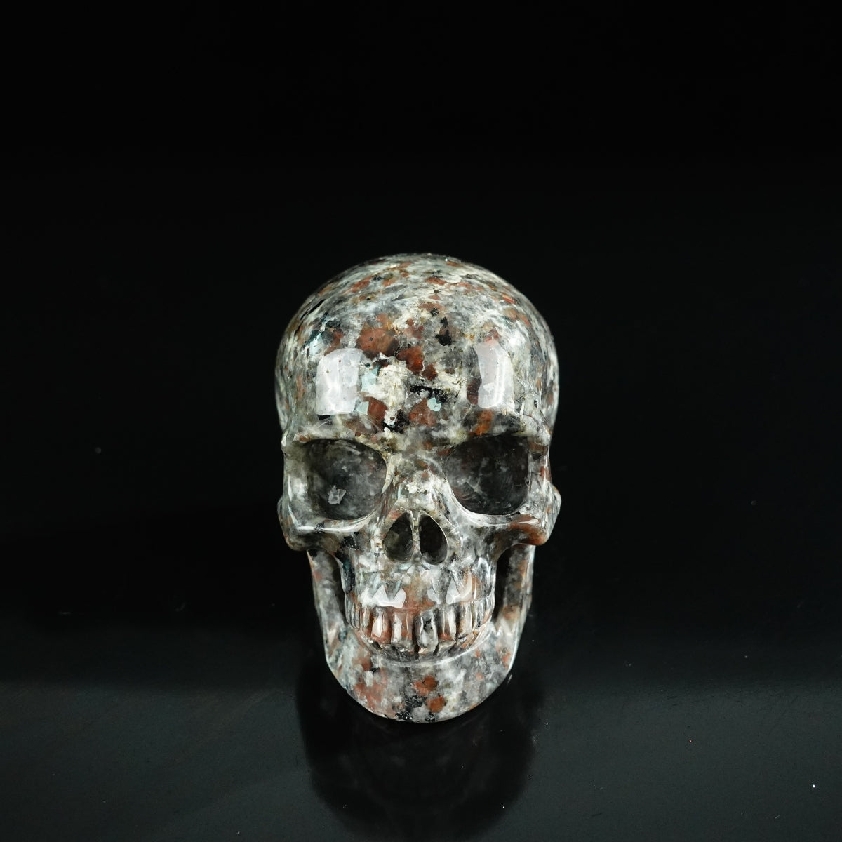 3.0" Yooperlite Crystal Skull Carving - Unique Piece #YP02