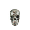 3.0" Yooperlite Crystal Skull Carving - Hand Carved Decor