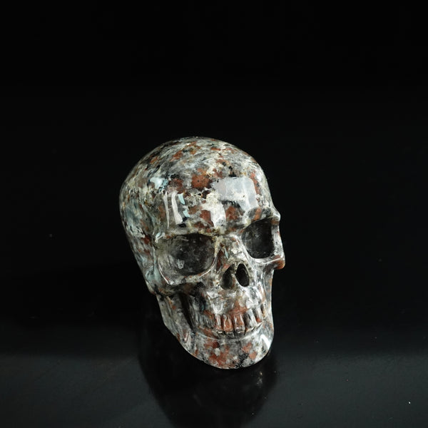 3.0" Yooperlite Crystal Skull Carving - Unique Piece #YP01 - alternate view
