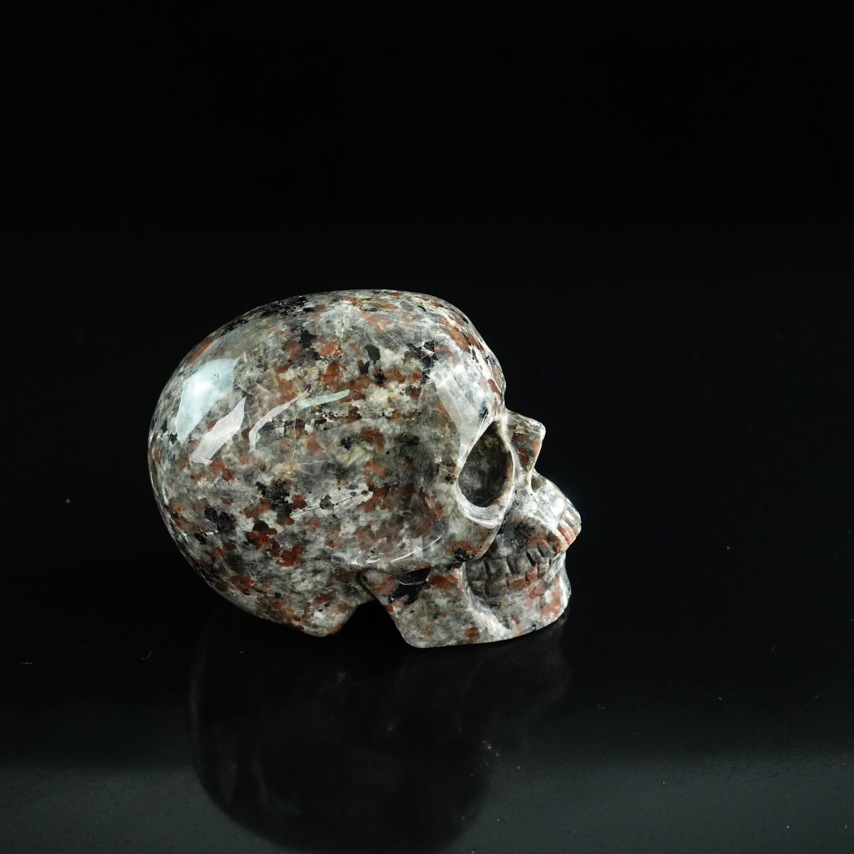 3.0" Yooperlite Crystal Skull Carving - Unique Piece #YP02