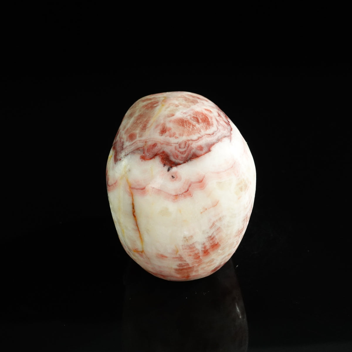 3.0" Zebra Jasper Crystal Skull Carving - Unique Piece #ZS02