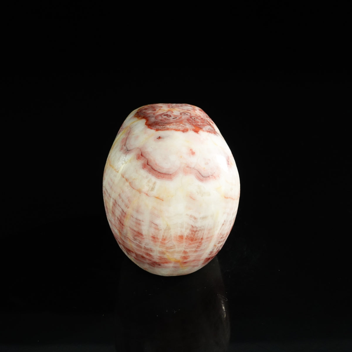 3.0" Zebra Jasper Crystal Skull Carving - Unique Piece #ZS04