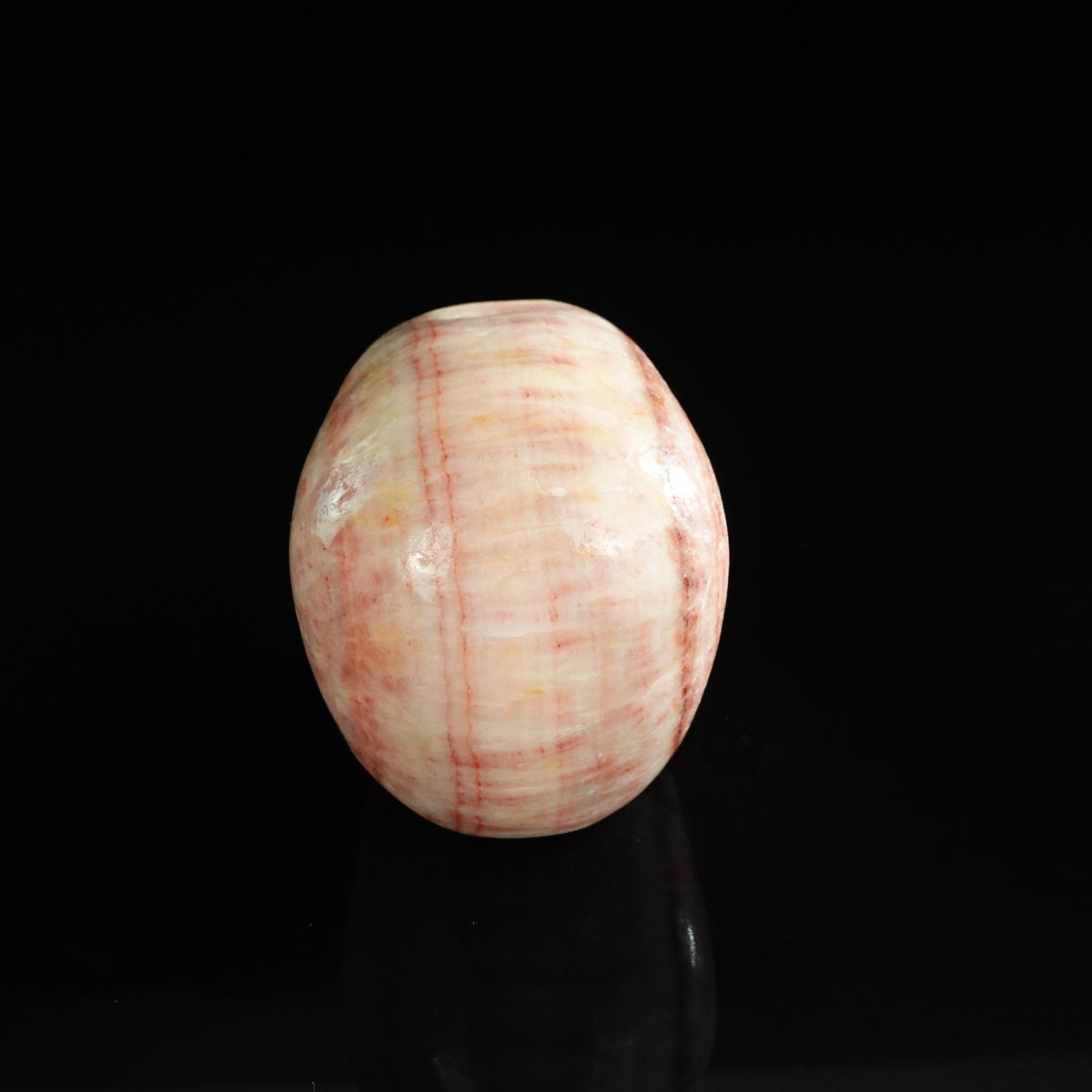 3.0" Zebra Jasper Crystal Skull Carving - Unique Piece #ZS14