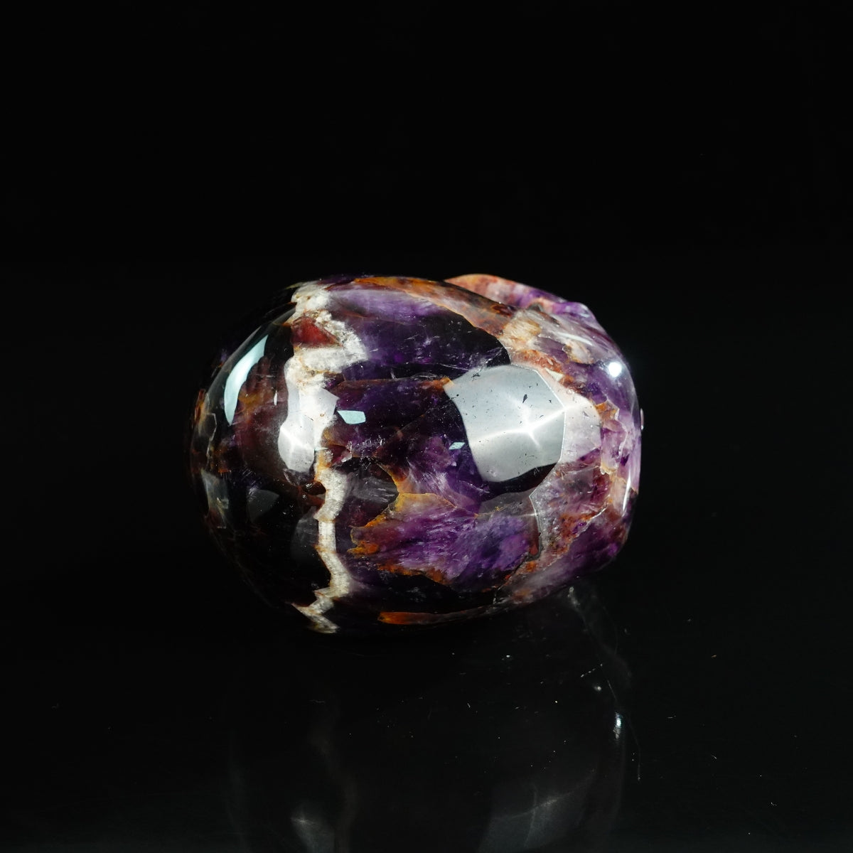 4.5" Amethyst Crystal Skull Carving - Unique Piece #AM01