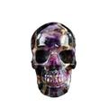 4.5" Amethyst Crystal Skull Carving - Unique Piece #AM02