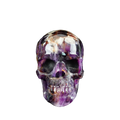 4.5" Amethyst Crystal Skull Carving - Unique Piece #AM03