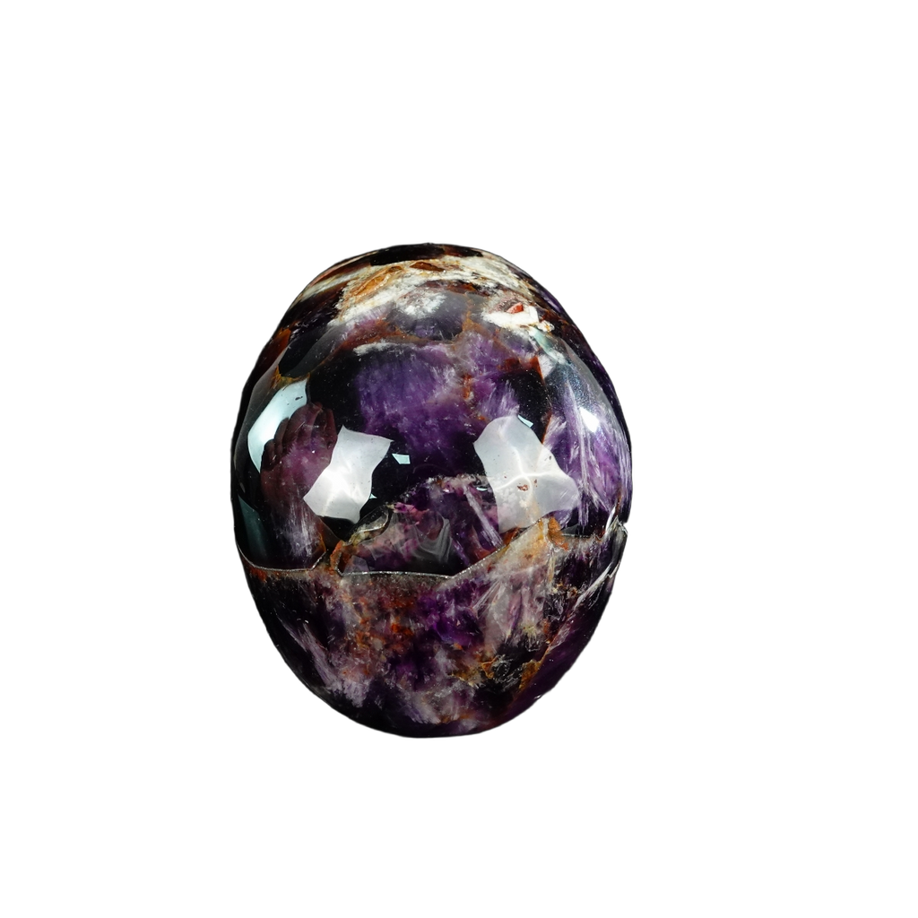 4.5" Amethyst Crystal Skull Carving - Unique Piece #AM03