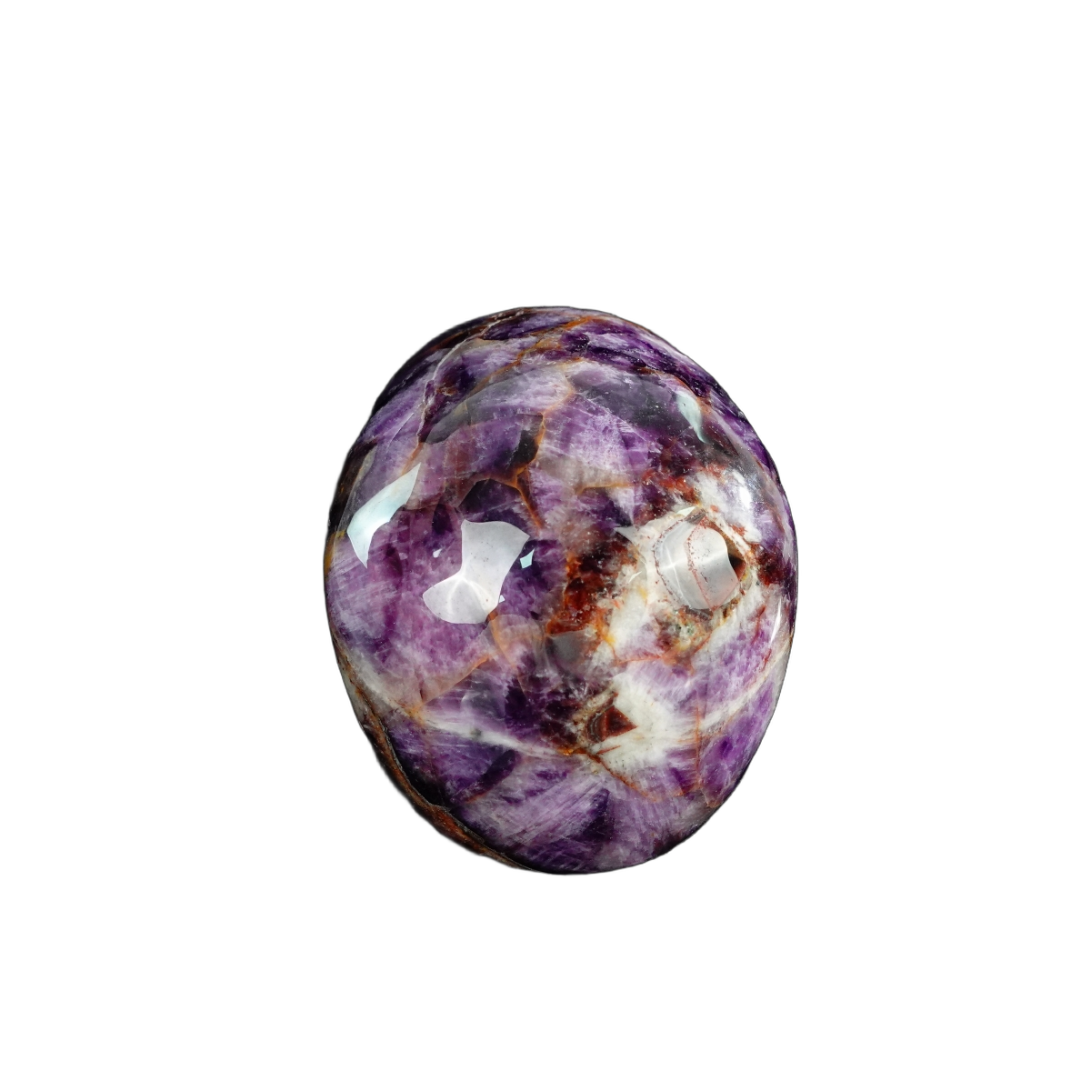 4.5" Amethyst Crystal Skull Carving - Unique Piece #AM04