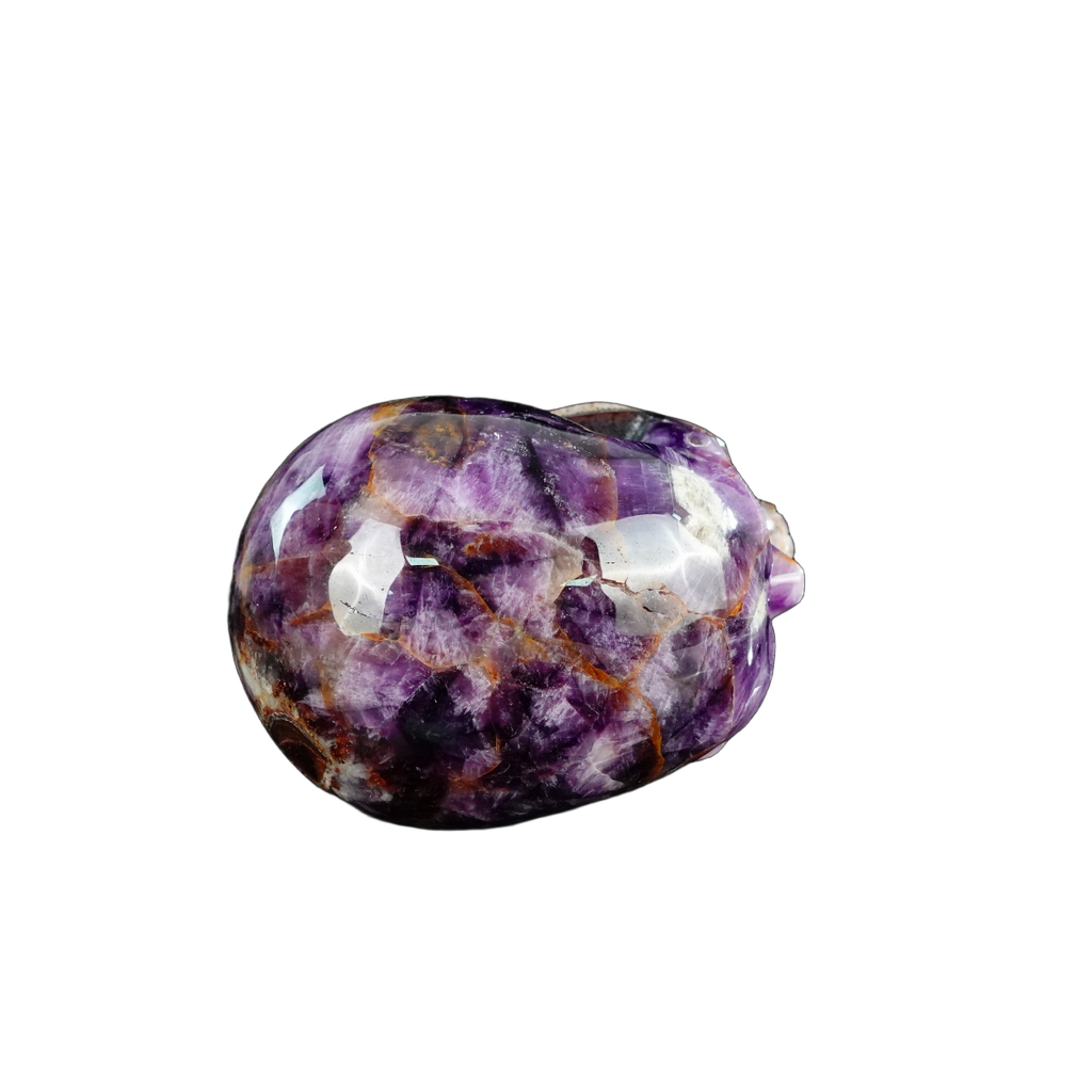 4.5" Amethyst Crystal Skull Carving - Unique Piece #AM04