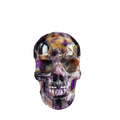 4.5" Amethyst Crystal Skull Carving - Unique Piece #AM05