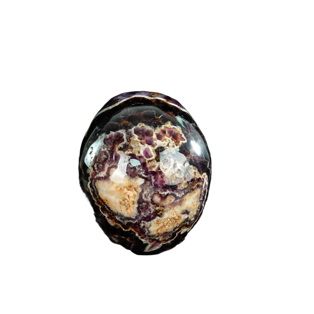 4.5" Amethyst Crystal Skull Carving - Unique Piece #AM05