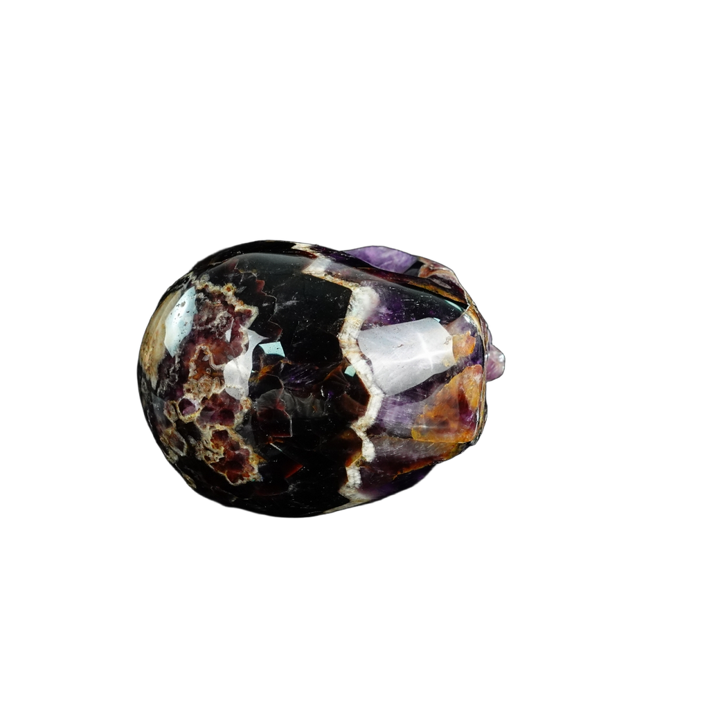 4.5" Amethyst Crystal Skull Carving - Unique Piece #AM05