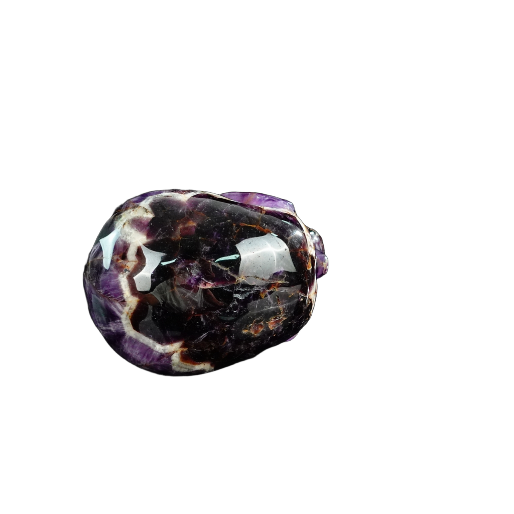 4.5" Amethyst Crystal Skull Carving - Unique Piece #AM06