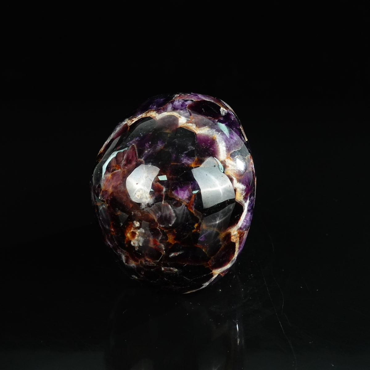4.5" Amethyst Crystal Skull Carving - Unique Piece #AM08