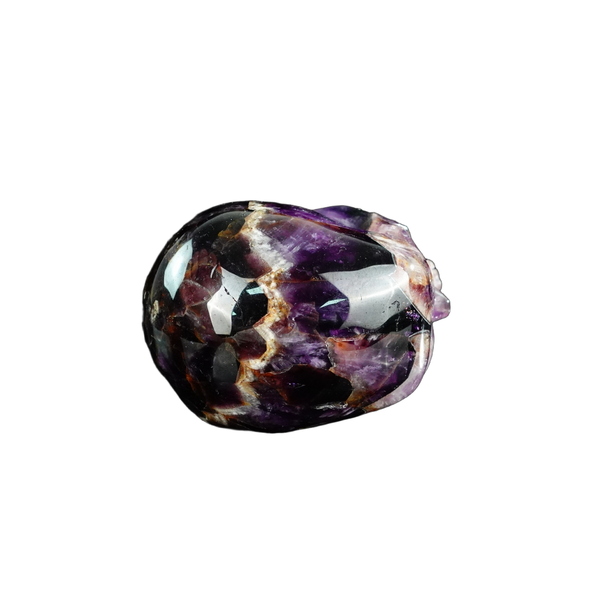 4.5" Amethyst Crystal Skull Carving - Unique Piece #AM08