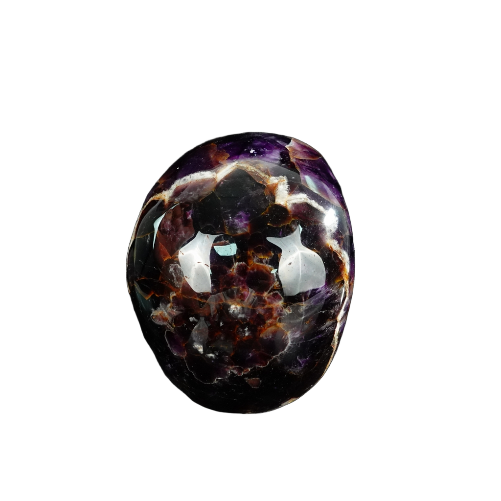 4.5" Amethyst Crystal Skull Carving - Unique Piece #AM09